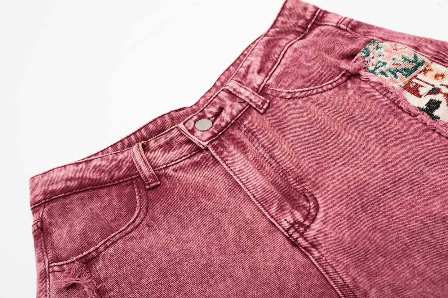 AURELIS™ | VINTAGE PATCH WIDE-LEG HOUSUT