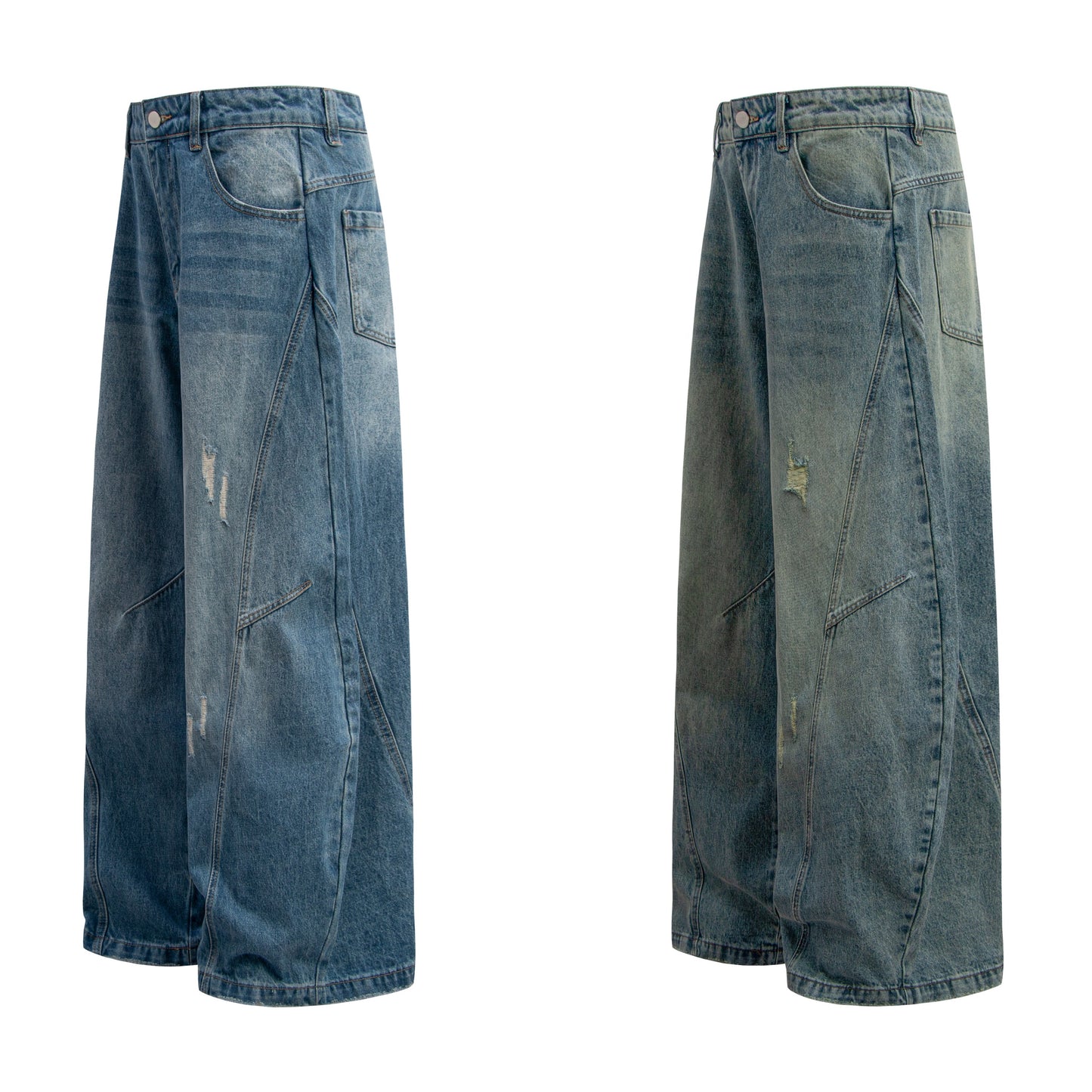 VALTÉ™ | STRUCTURED VOLUME DENIM-HOUSUT