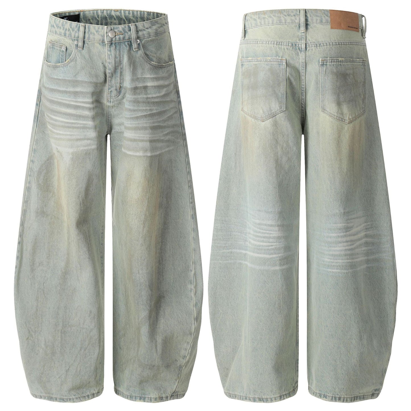 ÉLENE™ | FADED SKY WIDE-LEG HOUSUT