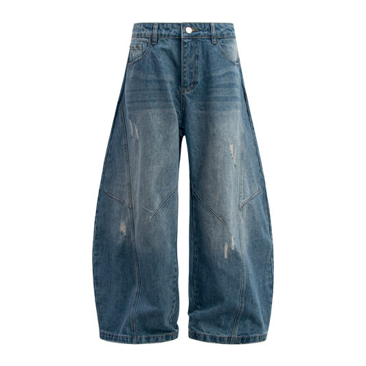 VALTÉ™ | STRUCTURED VOLUME DENIM-HOUSUT