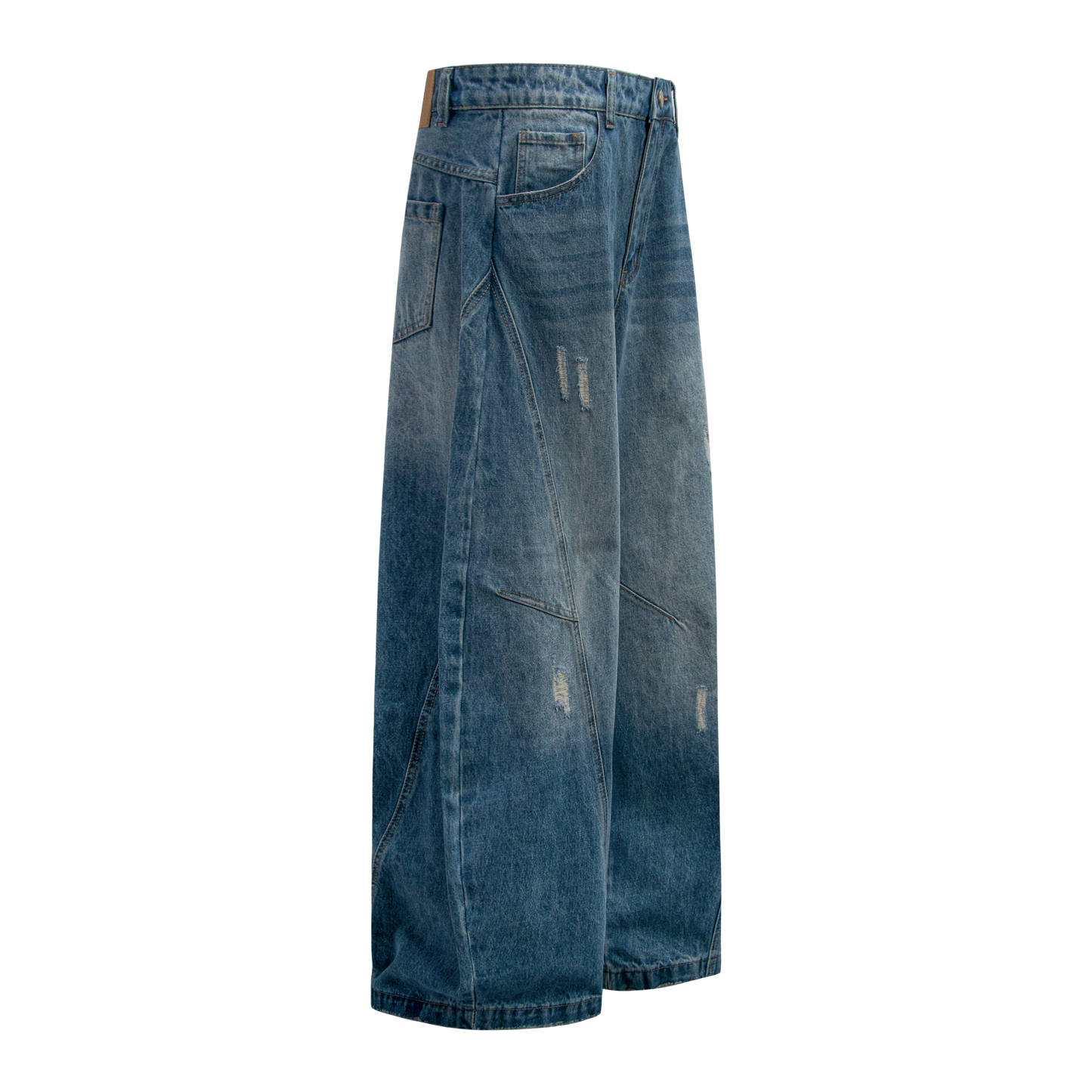 VALTÉ™ | STRUCTURED VOLUME DENIM-HOUSUT